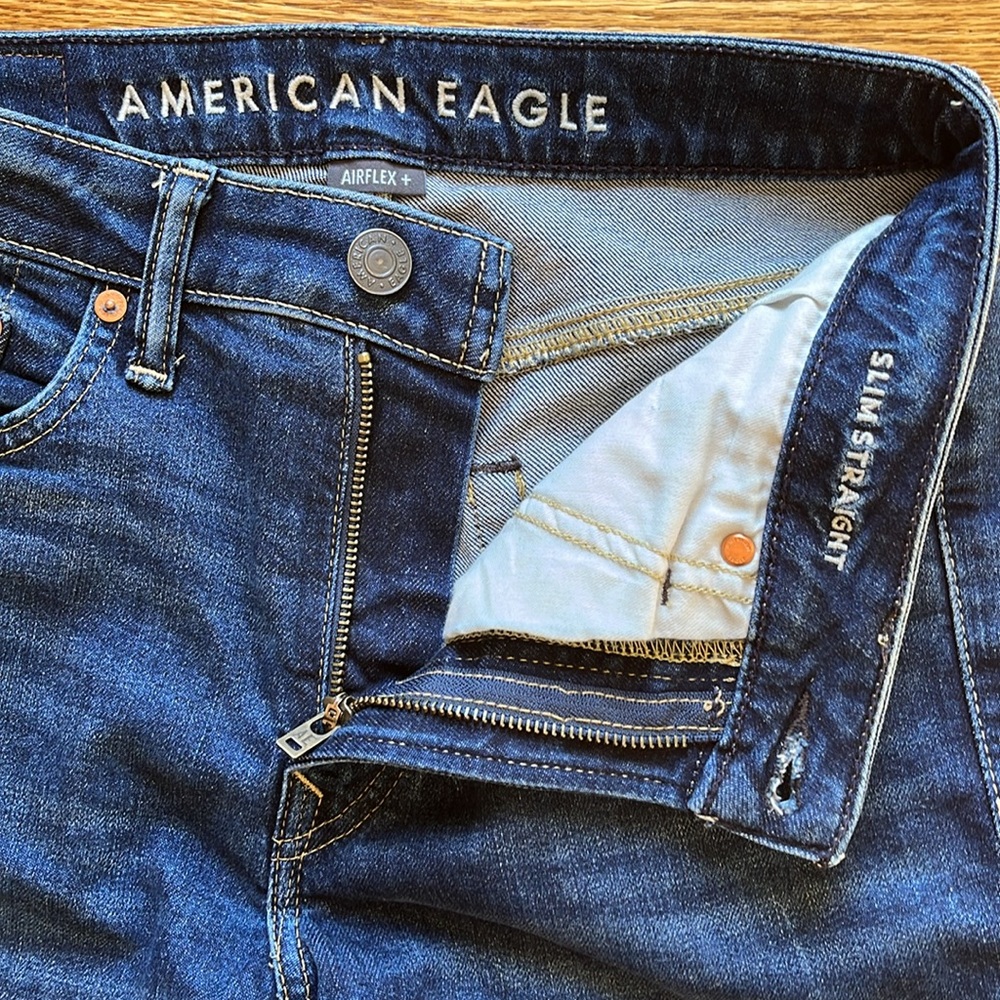 🦅 American Eagle AirFlex+ Slim Straight Jeans - Picture 3 of 5